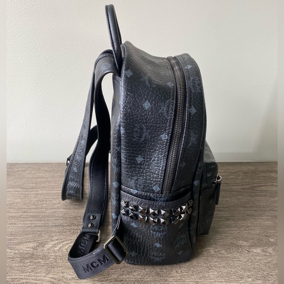 MCM Stark Side Studs Backpack in Visetos - Picture 3 of 8
